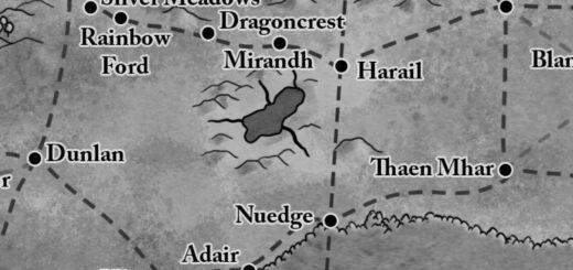 Dragoncrest area of map