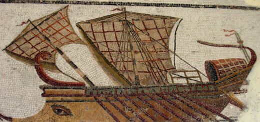 Roman Trireme with oars